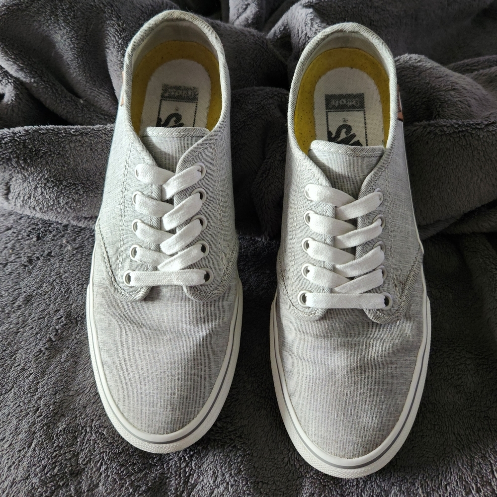 Vans | Gray Canvas ortholite | Women's size 8